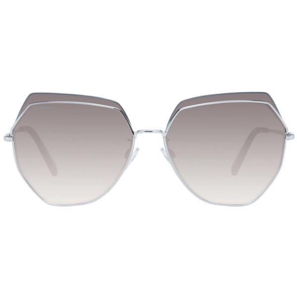 Bally BY0076-D 6116B – vue de face avec monture  et verres