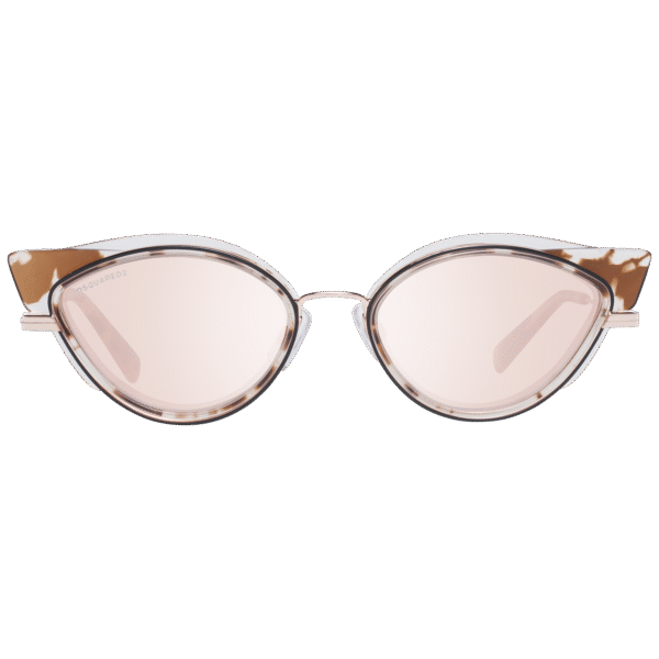 Dsquared2 DQ0336 5455U – vue de face avec monture  et verres
