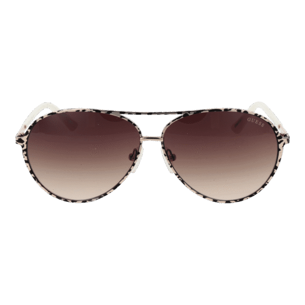 Guess GU7847 6033F – vue de face avec monture et verres