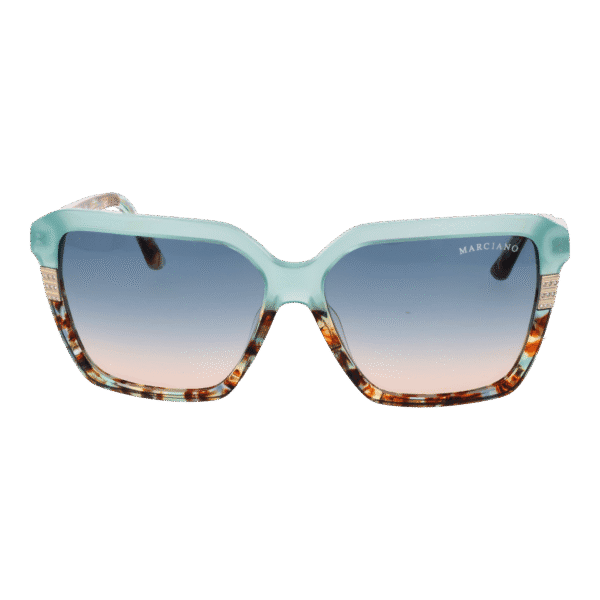 Marciano by Guess GM00009 5889W – vue de face avec monture  et verres