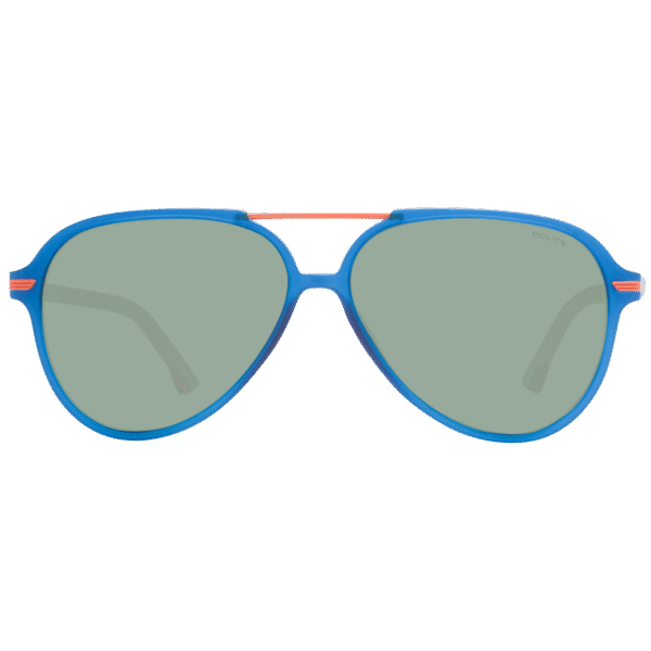 Police SPL582M 58Z80X – vue de face avec monture et verres