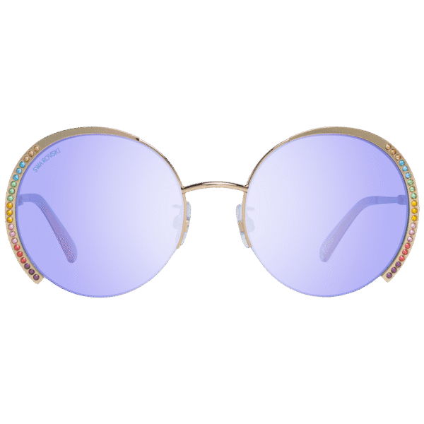 Swarovski SK0280-H 5632W – vue de face avec monture et verres