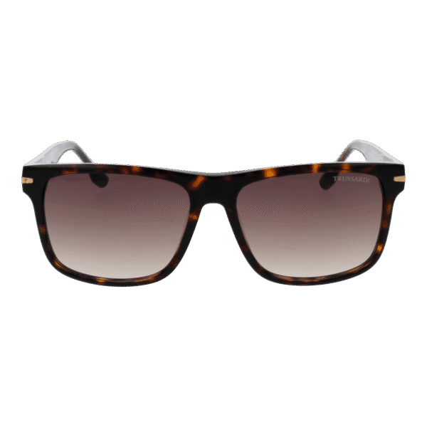 Trussardi TSM9006 57G21 – vue de face avec monture  et verres
