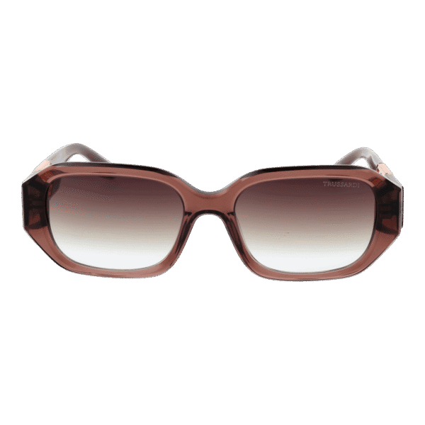 Trussardi TSW9011 55T01 – vue de face avec monture  et verres