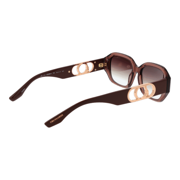 Vue arrière – Trussardi TSW9011 55T01 : monture