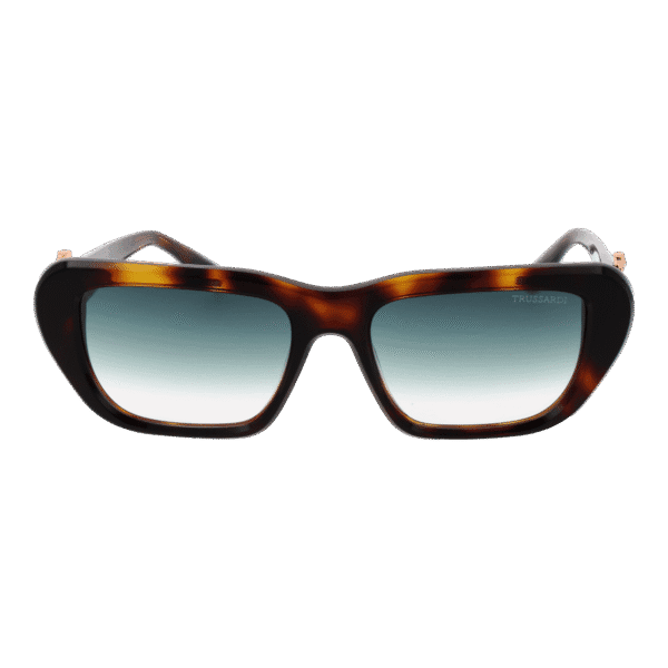 Trussardi TSW9024 54G23 – vue de face avec monture  et verres