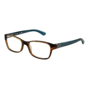 Guess GU2591 53052 – lunettes de vue Femmes Rectangle en Brown – vue 45°