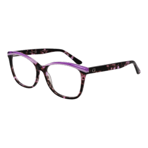 Guess GU2723 54083 – lunettes de vue Femmes Les yeux du chat en Violet – vue 45°