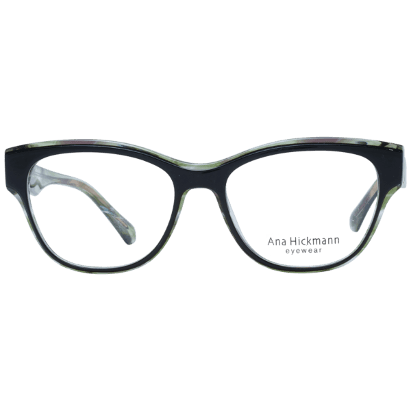 Face avant – monture optique Ana Hickmann AH6472 53H01 en Noir
