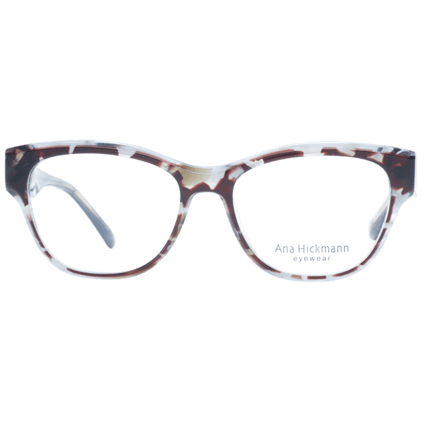Face avant – monture optique Ana Hickmann AH6472 53H02 en Marron