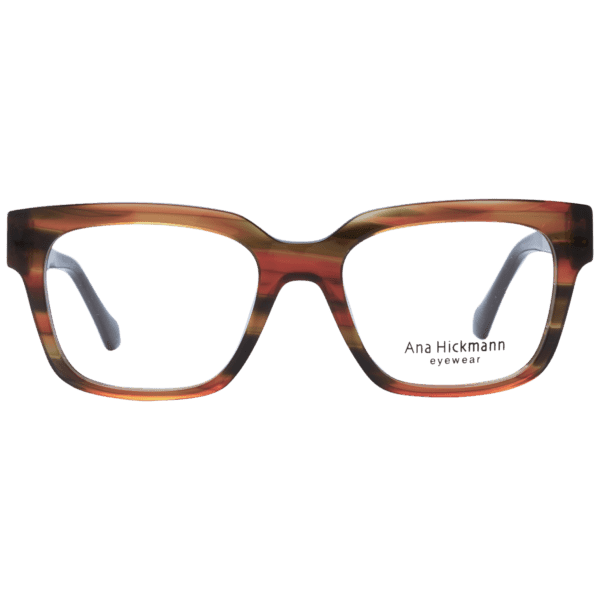 Face avant – monture optique Ana Hickmann AH6492 53E01 en Brown