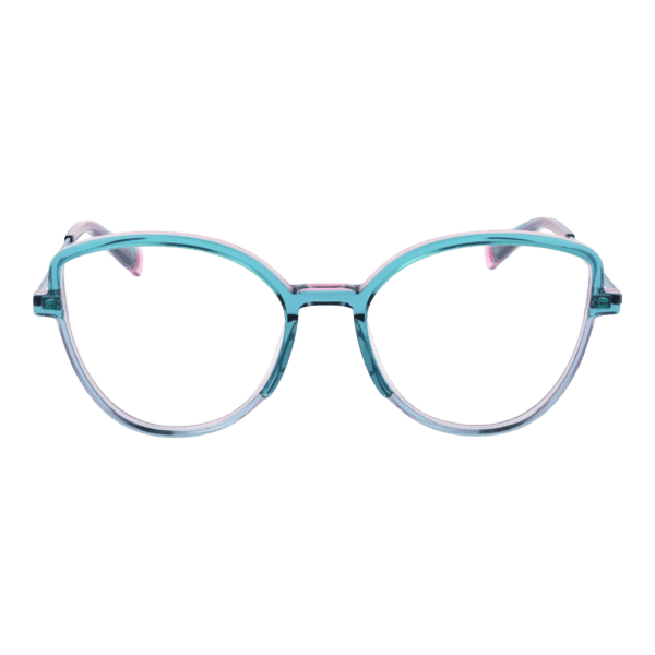Face avant – monture optique Ana Hickmann HI6265 54H01 en Turquoise