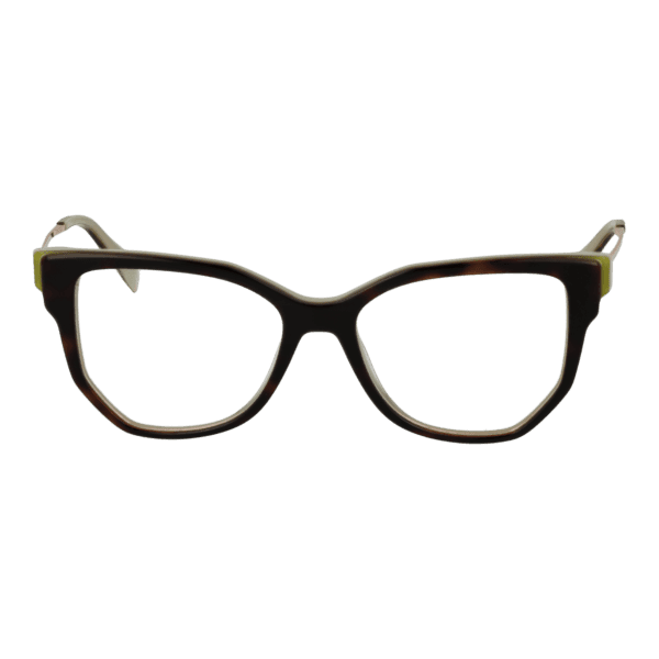 Face avant – monture optique Ana Hickmann HI6292T 51G21 en Brown