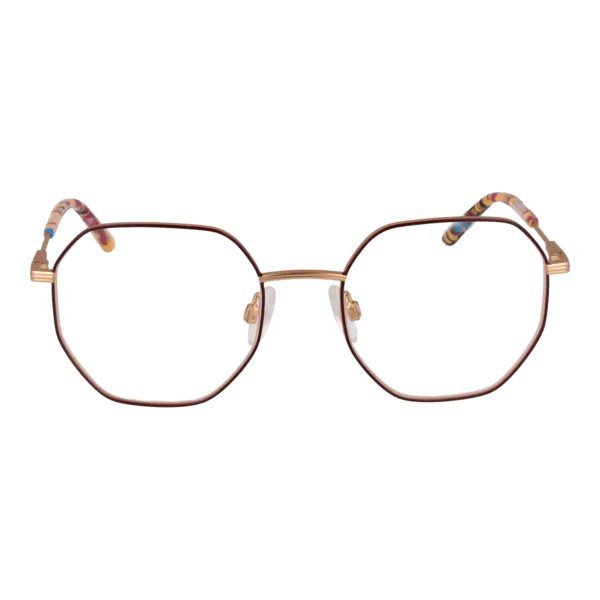 Face avant – monture optique Ana Hickmann HIY1006 4901A en Bourgogne