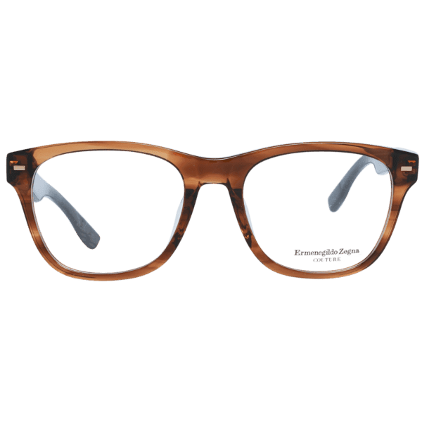 Face avant – monture optique Ermenegildo Zegna ZC5001-F 04855 en Brown