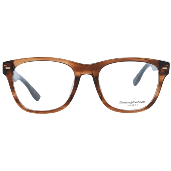 Face avant – monture optique Ermenegildo Zegna ZC5001-F 04855 en Brown