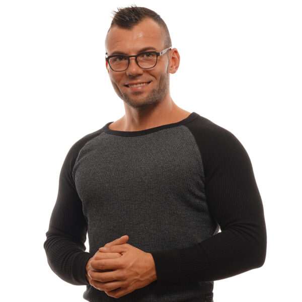 Vue portée – lunettes de vue Ermenegildo Zegna ZC5004 03849 pour Hommes