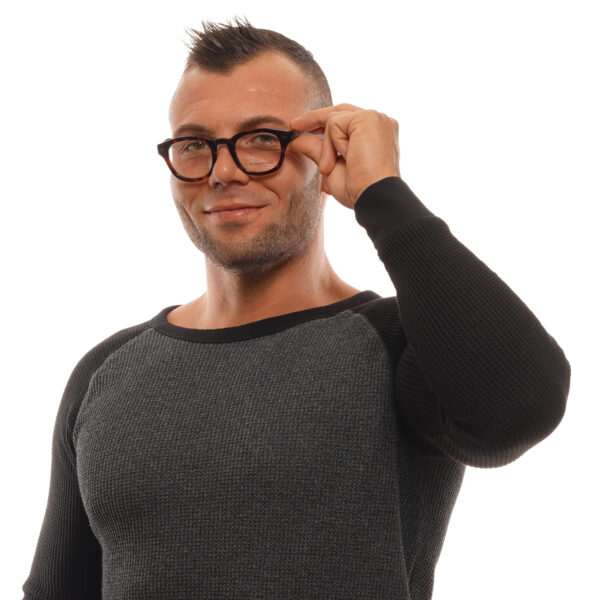 Vue portée – lunettes de vue Ermenegildo Zegna ZC5005 05647 pour Hommes