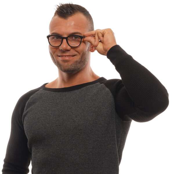 Vue portée – lunettes de vue Ermenegildo Zegna ZC5007 00250 pour Hommes
