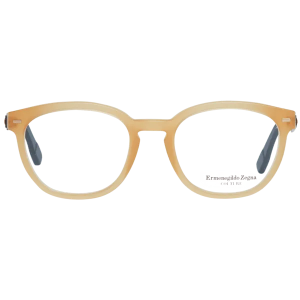Face avant – monture optique Ermenegildo Zegna ZC5007 04050 en Miel