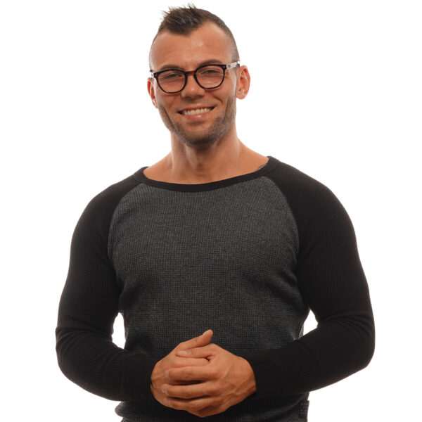 Vue portée – lunettes de vue Ermenegildo Zegna ZC5007 05250 pour Hommes