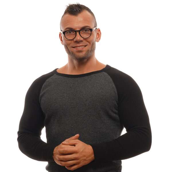 Vue portée – lunettes de vue Ermenegildo Zegna ZC5008 00149 pour Hommes