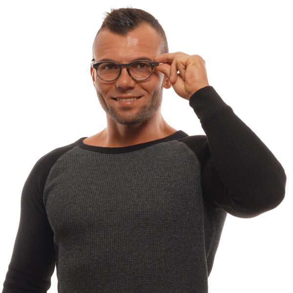 Vue portée – lunettes de vue Ermenegildo Zegna ZC5008 06549 pour Hommes
