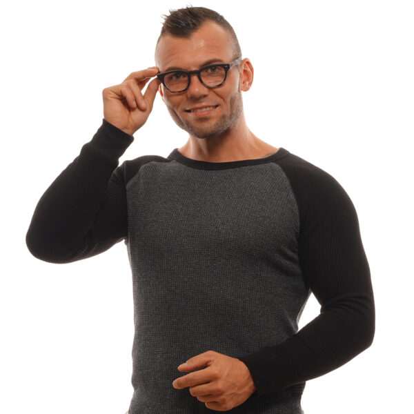 Vue portée – lunettes de vue Ermenegildo Zegna ZC5011 00548 pour Hommes
