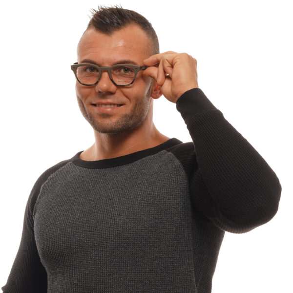 Vue portée – lunettes de vue Ermenegildo Zegna ZC5011 09848 pour Hommes