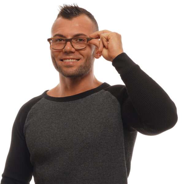 Vue portée – lunettes de vue Ermenegildo Zegna ZC5013 06453 pour Hommes