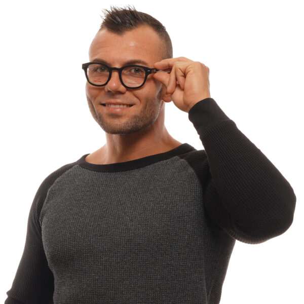 Vue portée – lunettes de vue Ermenegildo Zegna ZC5014 06347 pour Hommes