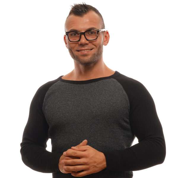 Vue portée – lunettes de vue Ermenegildo Zegna ZC5015 06151 pour Hommes
