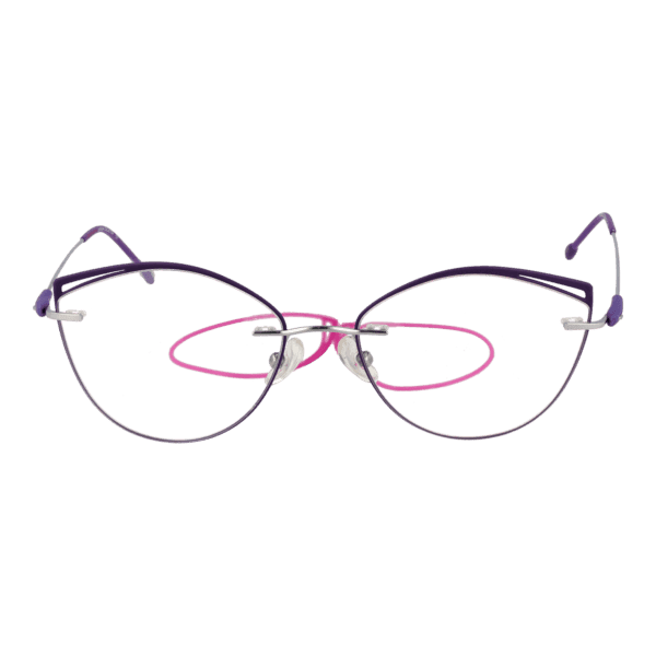 Face avant – monture optique Funky Buddha FBD1004 55002 en Violet