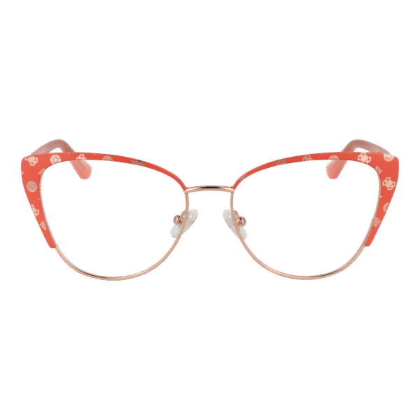 Face avant – monture optique Guess GU50121 53074 en Orange