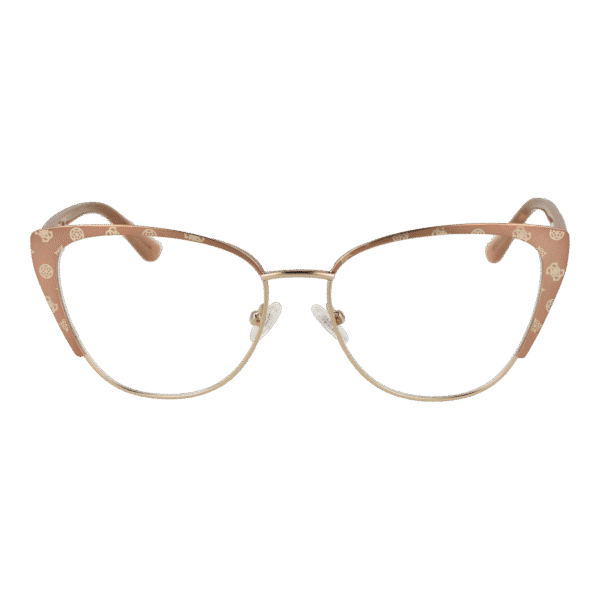 Face avant – monture optique Guess GU50121 55059 en Beige