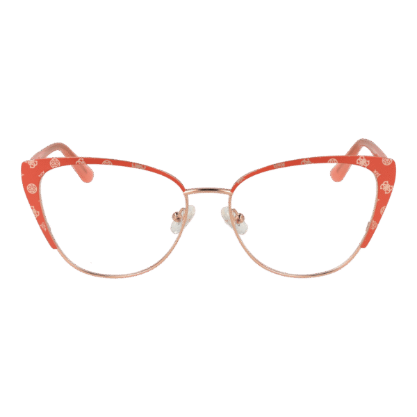 Face avant – monture optique Guess GU50121 55074 en Orange