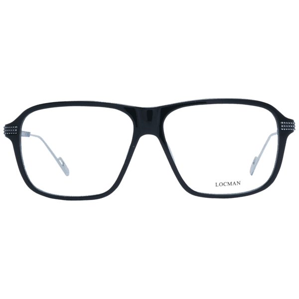 Face avant – monture optique Locman LOCV003 58BLK en