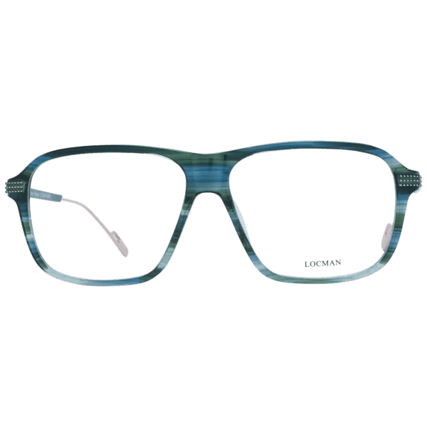 Face avant – monture optique Locman LOCV003 58GRN en