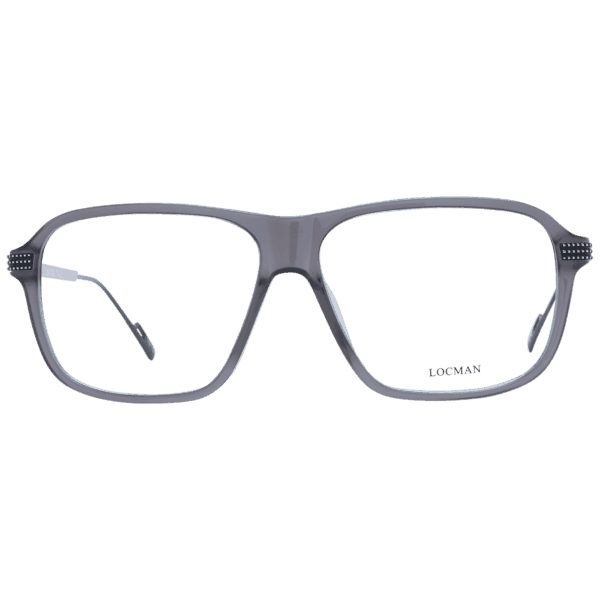 Face avant – monture optique Locman LOCV003 58GRY en