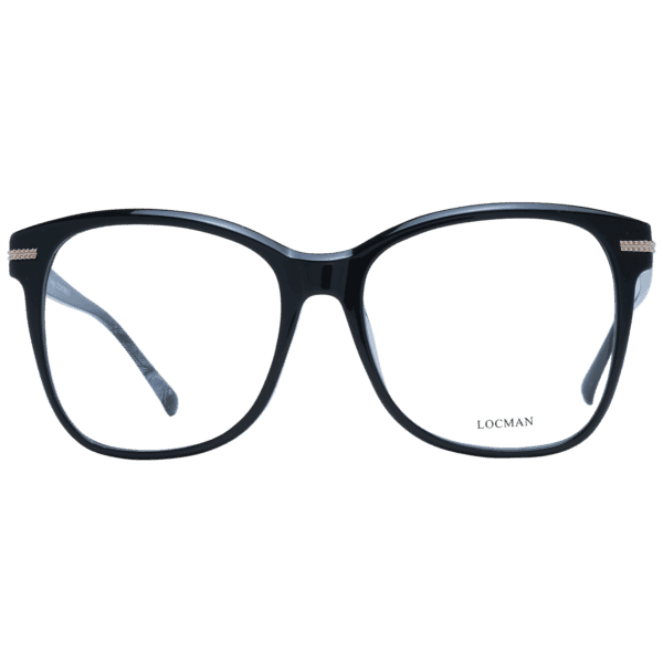 Face avant – monture optique Locman LOCV018 57BLK en