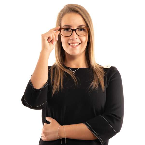 Vue portée – lunettes de vue Marciano by Guess GM0261 53050 pour Femmes