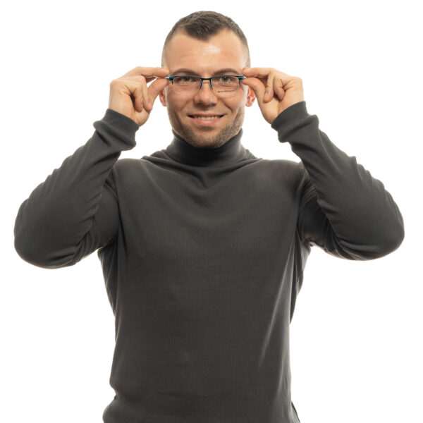 Vue portée – lunettes de vue Quiksilver EQYEG03052 51ABLU pour Hommes