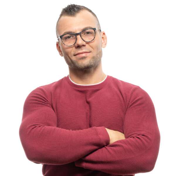 Vue portée – lunettes de vue Sandro SD1012 51207 pour Hommes