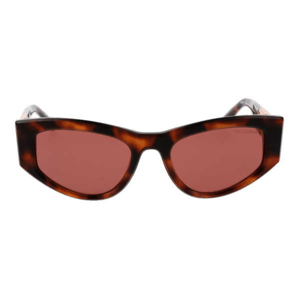 Trussardi TSW9013 54G21 – vue de face avec monture et verres