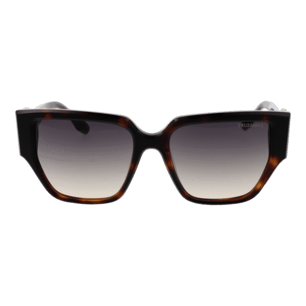 Trussardi TSW9023 55G21 – vue de face avec monture  et verres