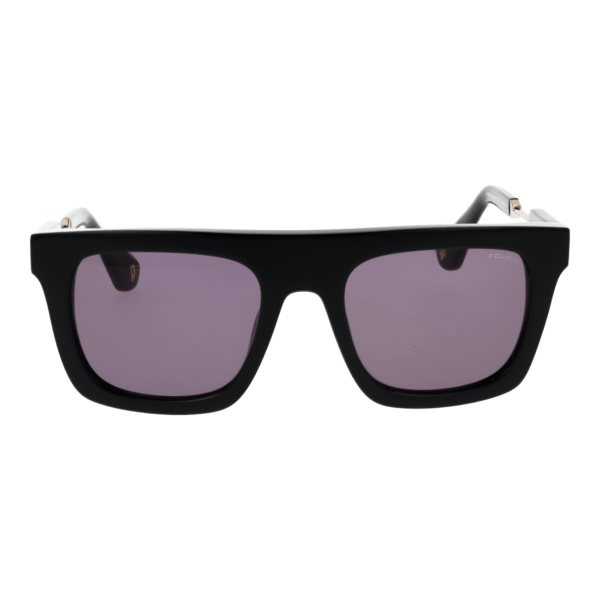 Police SPLF71M 53700Y – vue de face avec monture  et verres