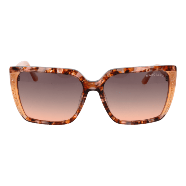 Marciano by Guess GM00012 5844F – vue de face avec monture  et verres