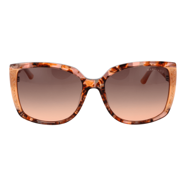 Marciano by Guess GM00013 5944F – vue de face avec monture  et verres