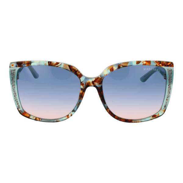 Marciano by Guess GM00013 5989W – vue de face avec monture  et verres
