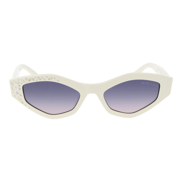 Marciano by Guess GM00017 5321B – vue de face avec monture  et verres